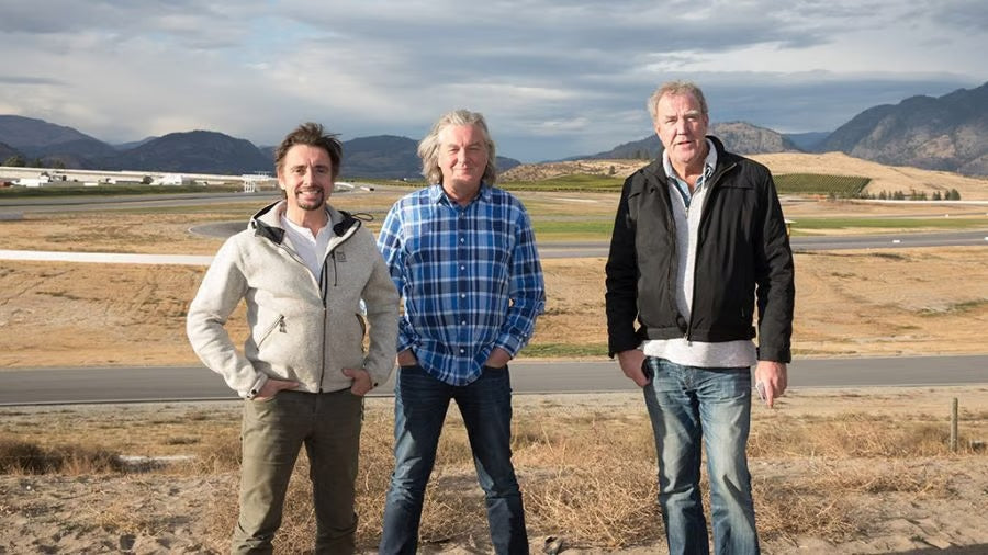 The Grand Tour at Area 27: Jeremy Clarkson, Richard Hammond and James May Film "Oh, Canada"