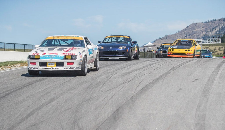 ORRA 27 GT27 race cars competing on the Area 27 road circuit in Oliver British Columbia